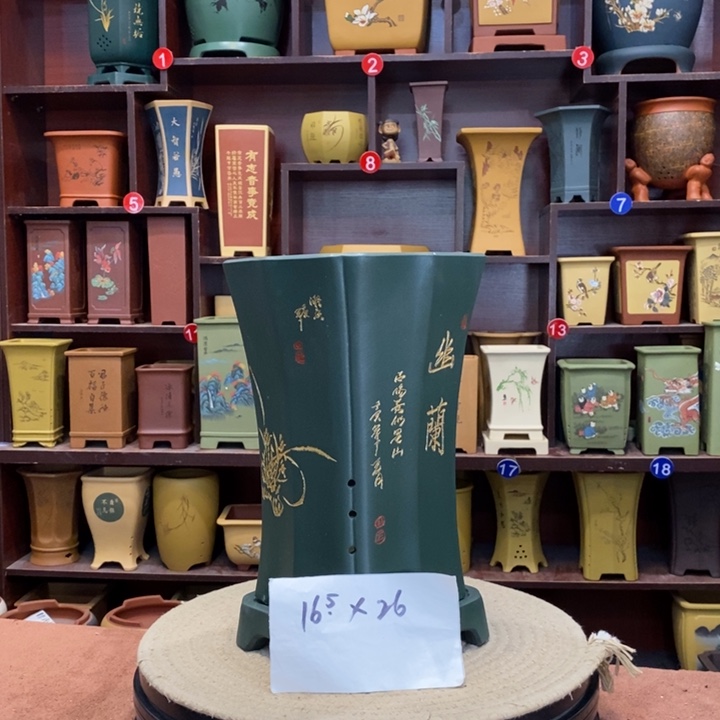 紫砂花盆紫砂花盆