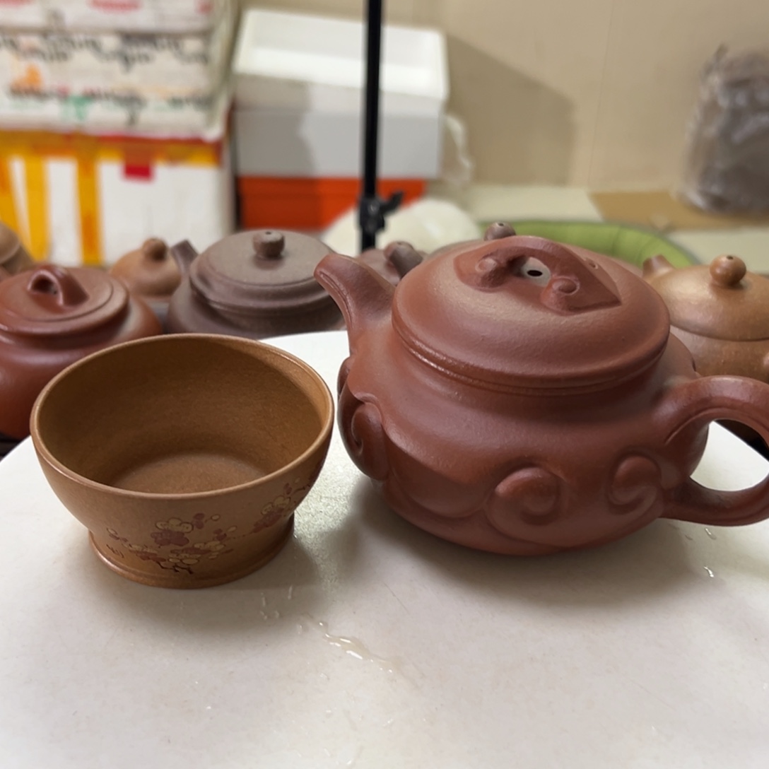 喬***紫砂茶壶红将破如意仿古200