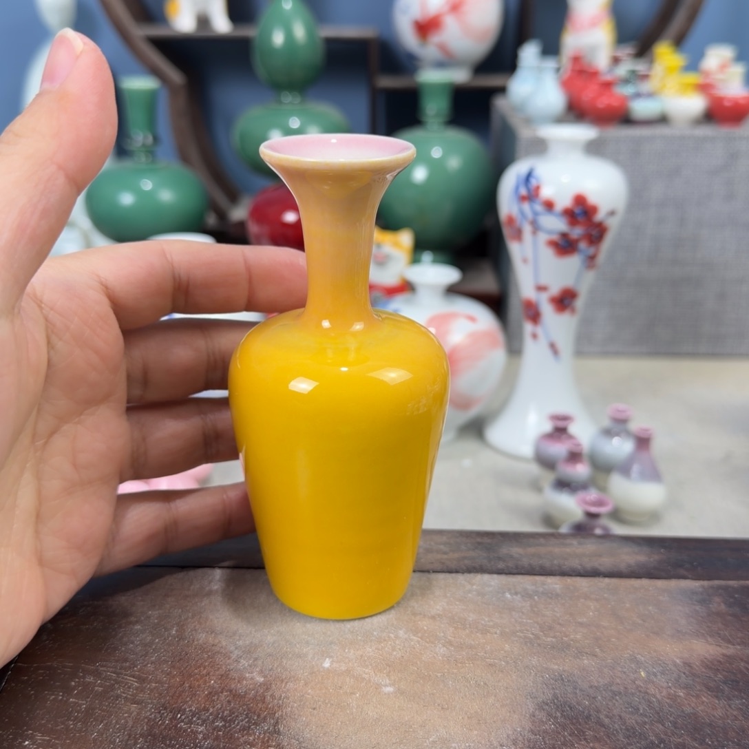 陶瓷手工小花器摆件
