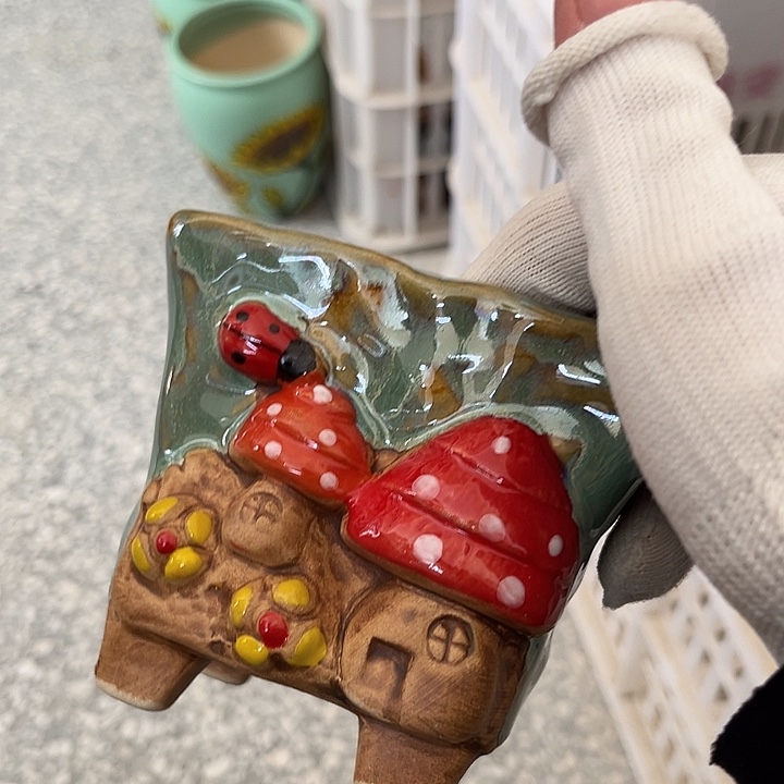 粗陶材质多肉花盆