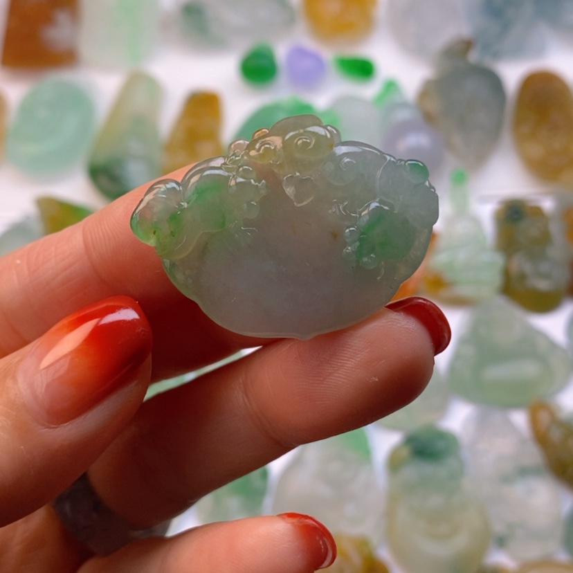 【闪购商品】定制翡翠未镶嵌如意