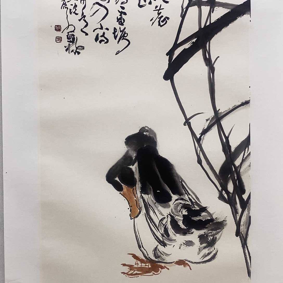 国画书画作品多次参加国际大展