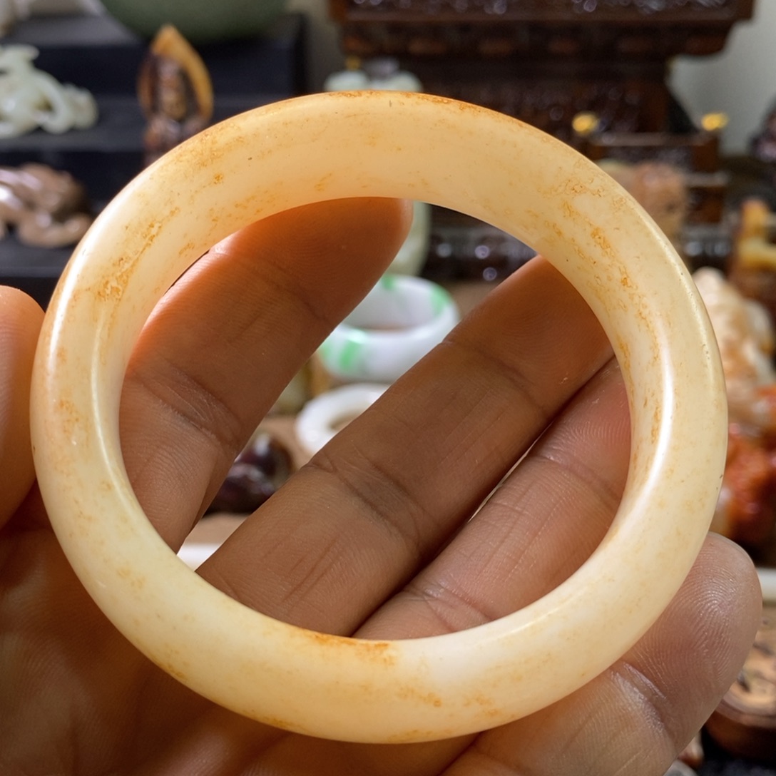 和田玉（糖玉）颈饰未镶嵌