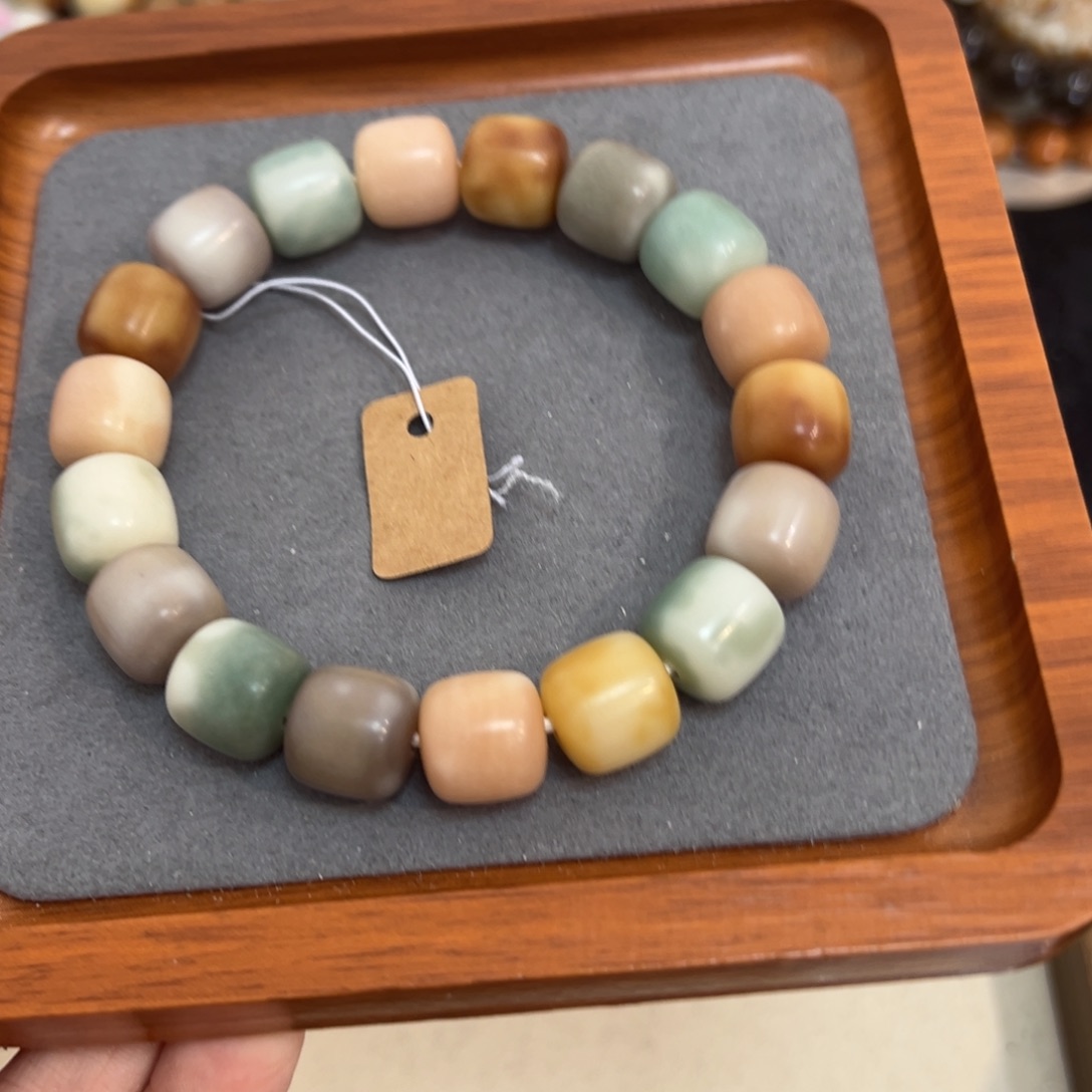 古***妞菩提根/象牙果吊坠251马卡龙微瑕