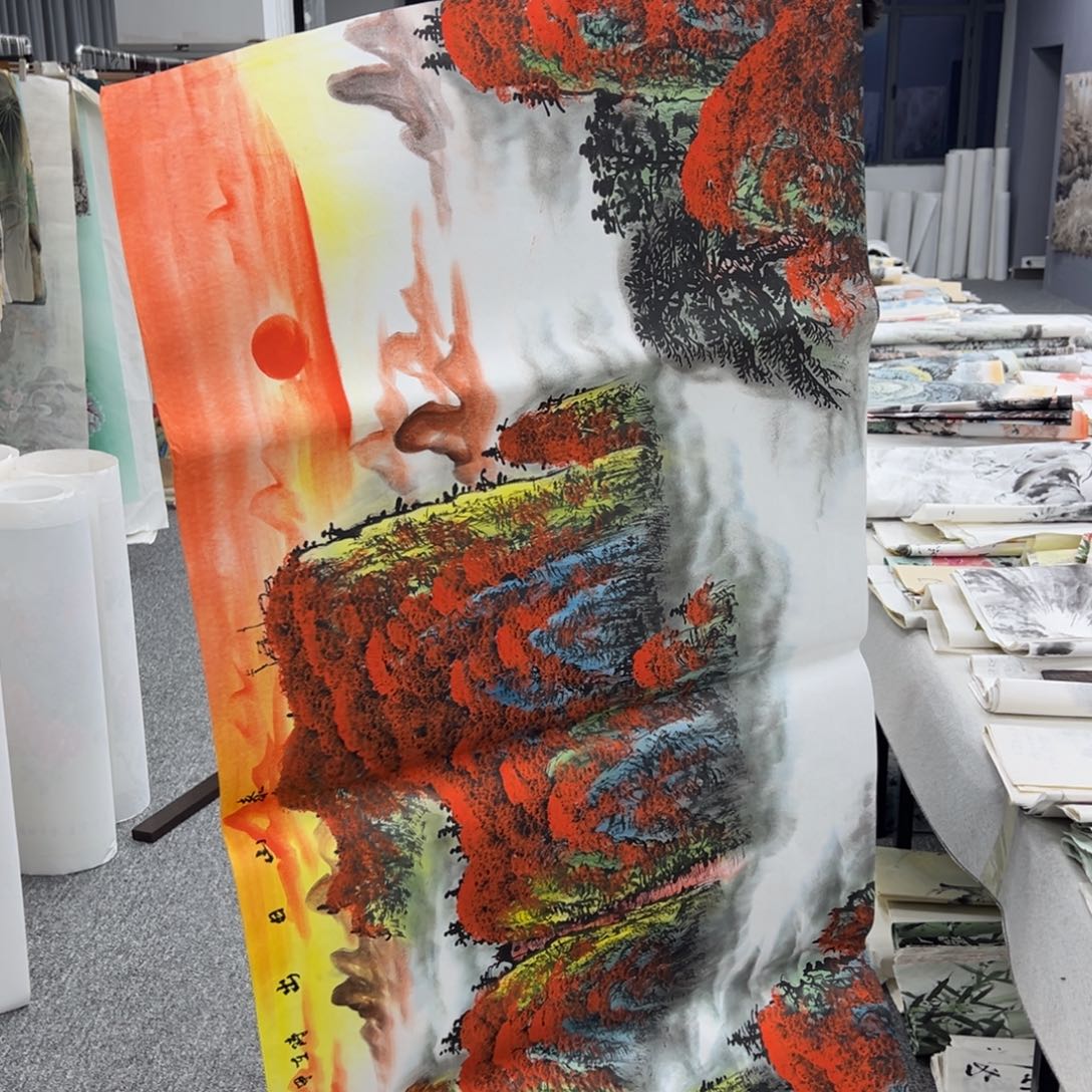 国画纯手绘字画宣纸