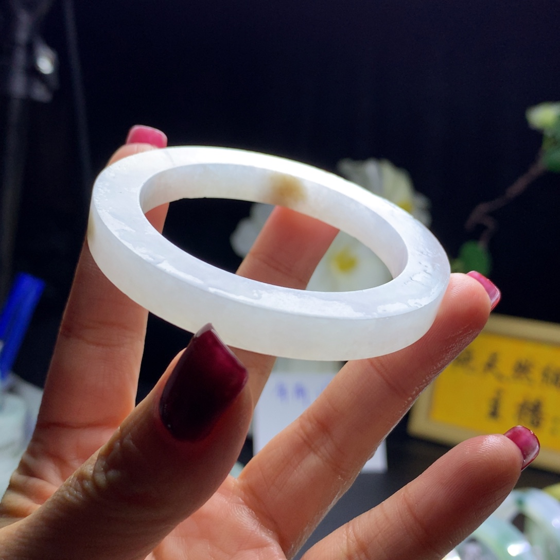 晴***定制翡翠未镶嵌翡翠51圆条