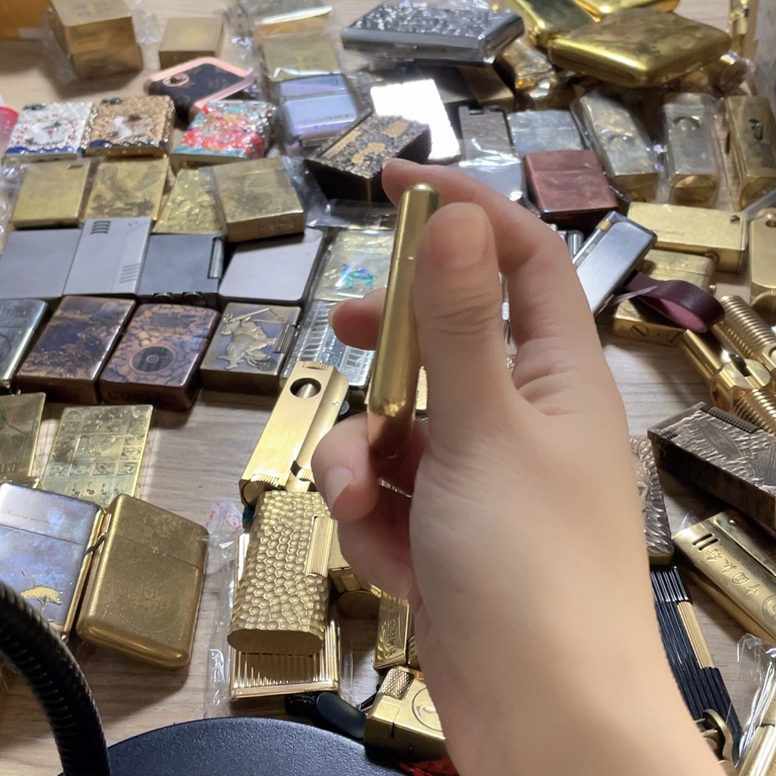 歪***拐铜捡漏直播间福利打火机