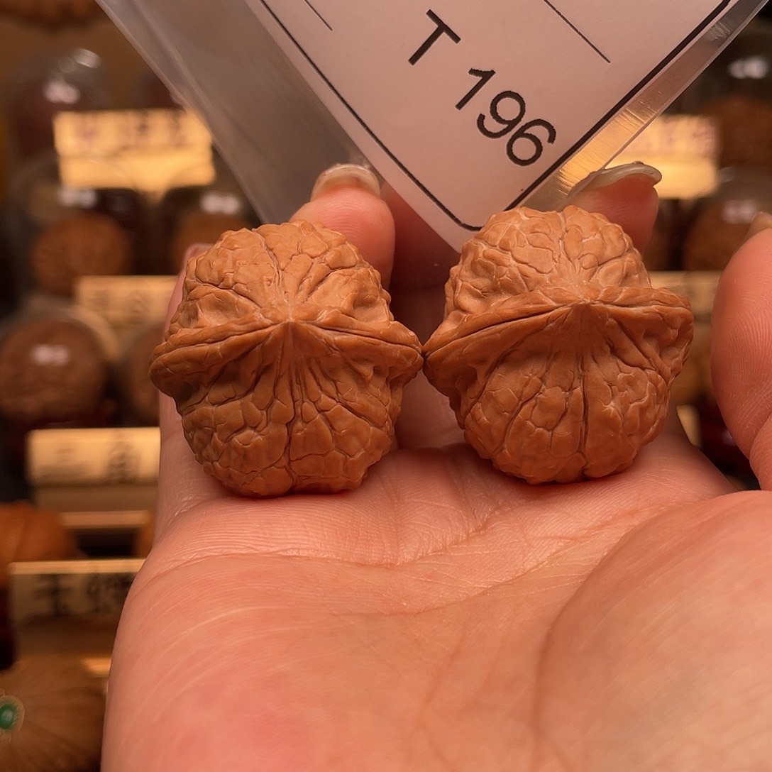 文玩核桃把件龟甲纹196