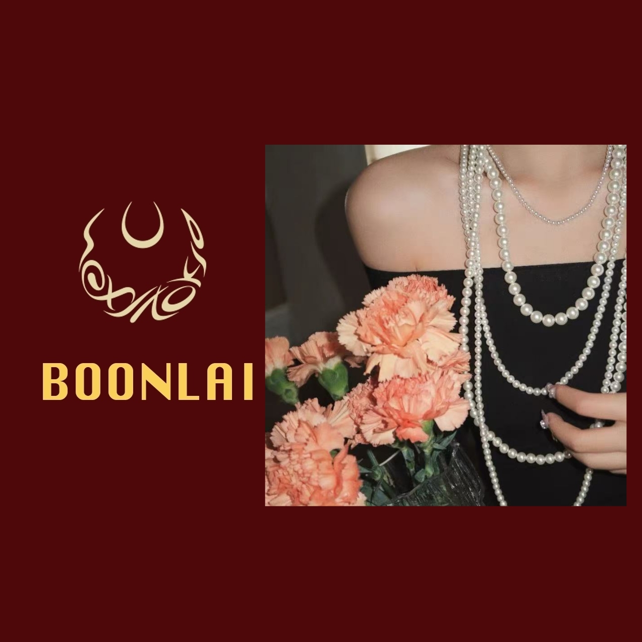 铜合金仿珍珠项链 【ALIN专属】 大货多层珠珠层次项链902