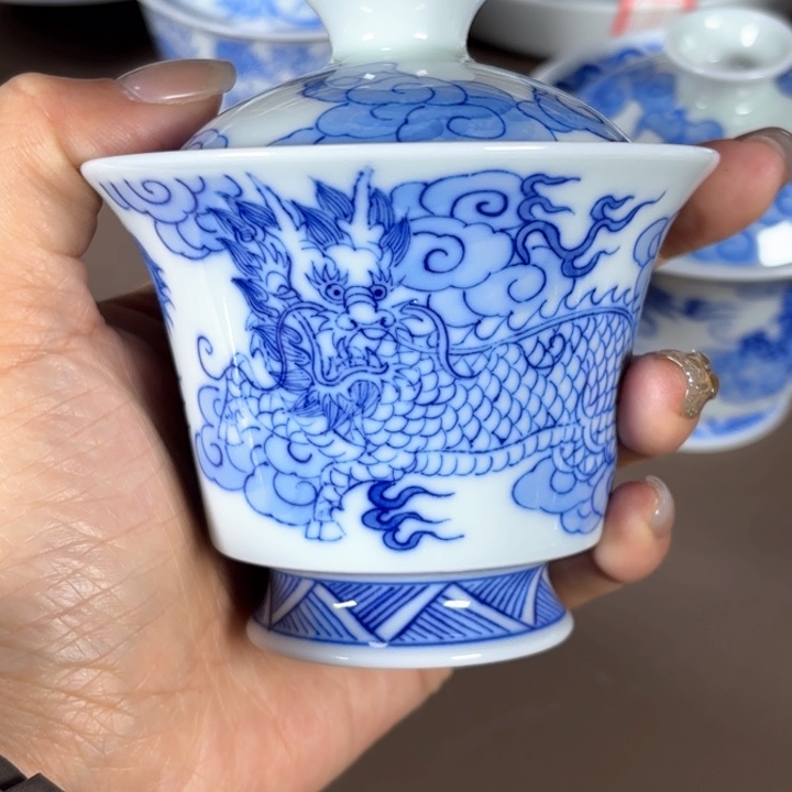 微瑕手工手绘茶具