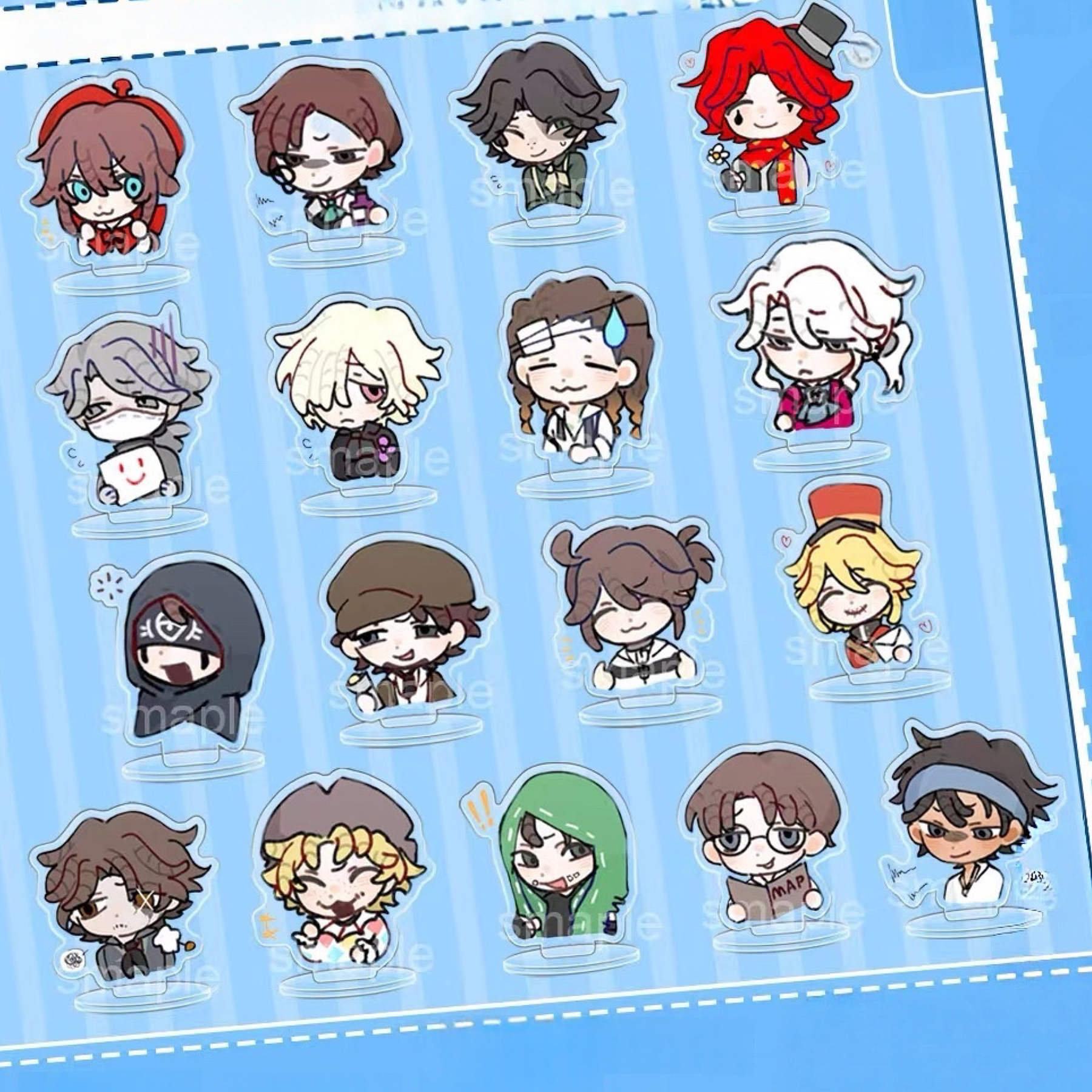 授权产品 同人周边 卡哇系列亚克力粒粒 挂件盲盒代拆