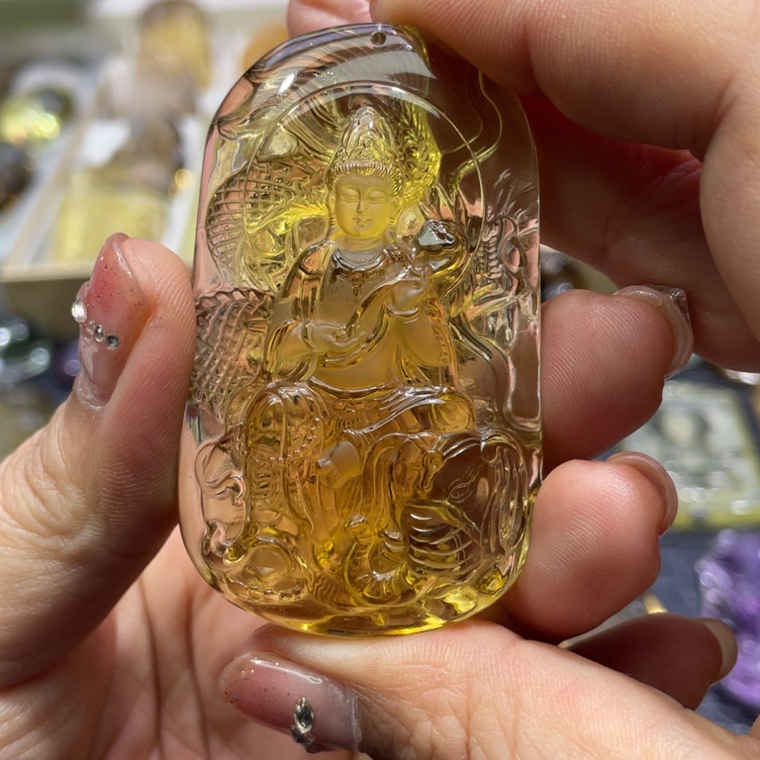 水晶颈饰未镶嵌定制