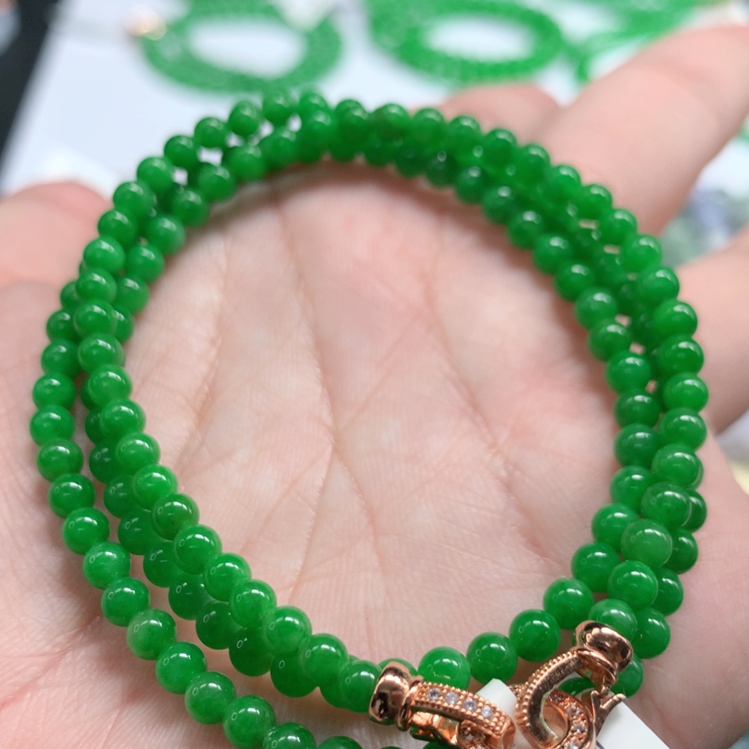 未镶嵌手链翡翠翡翠