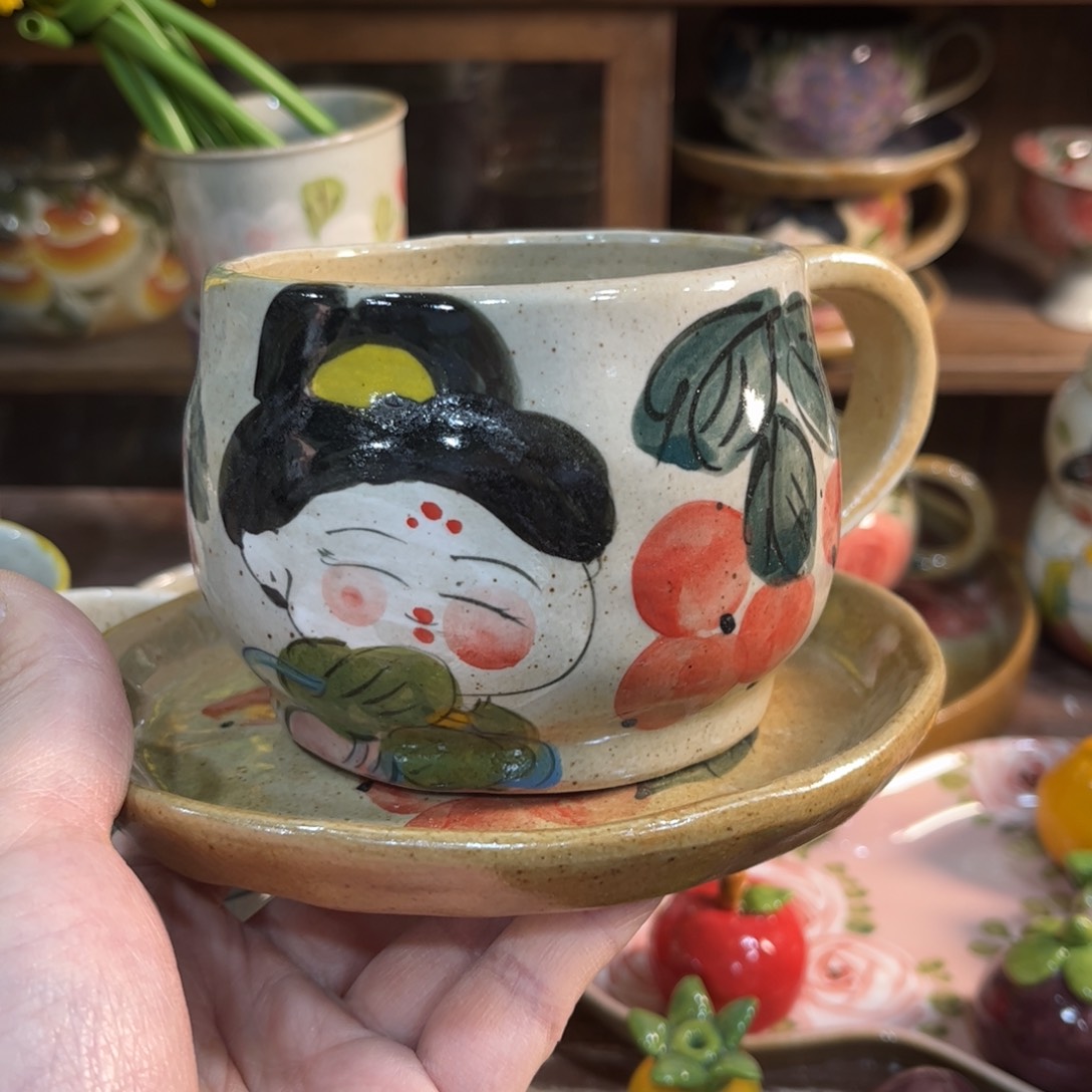 壶红红火火的时候看起来真的好看