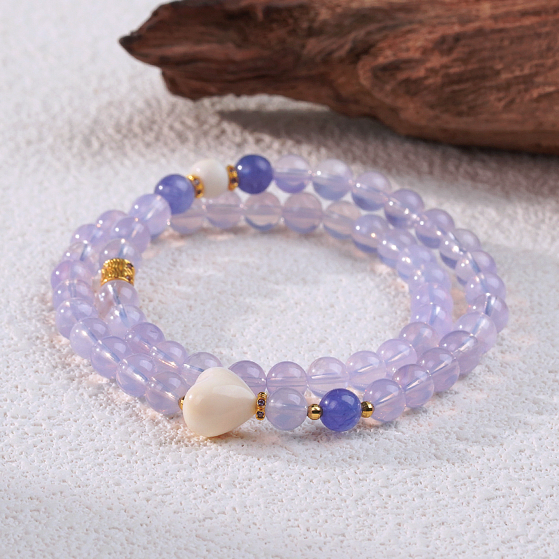 【双生灵钥】水晶18手串（天然珠宝多样性发其一）