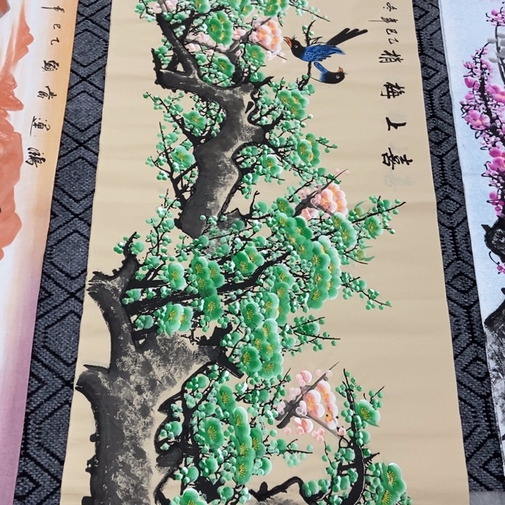 枕书斋画廊的直播间