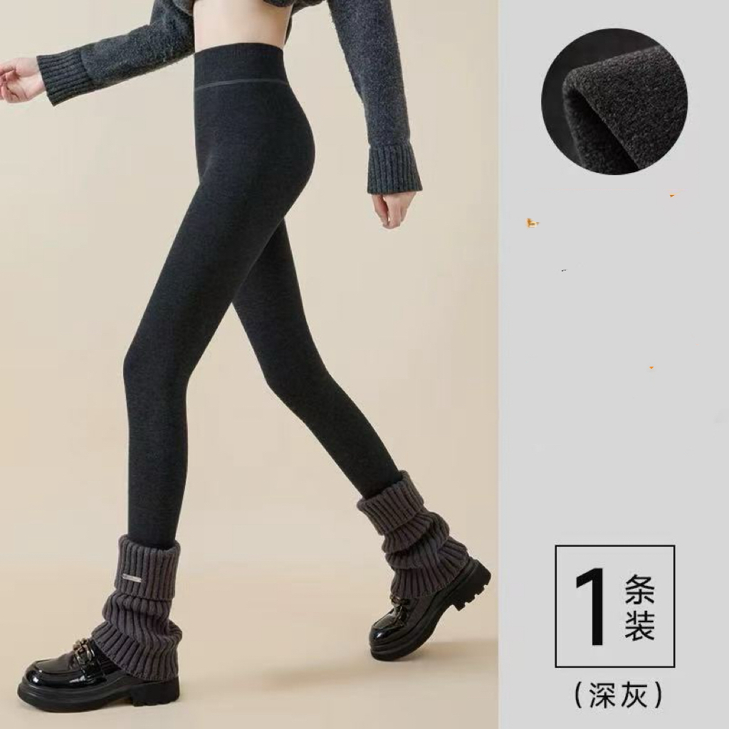 620哈哈家 女童冬季新款洋气韩版百搭时髦加绒加厚保暖连裤袜