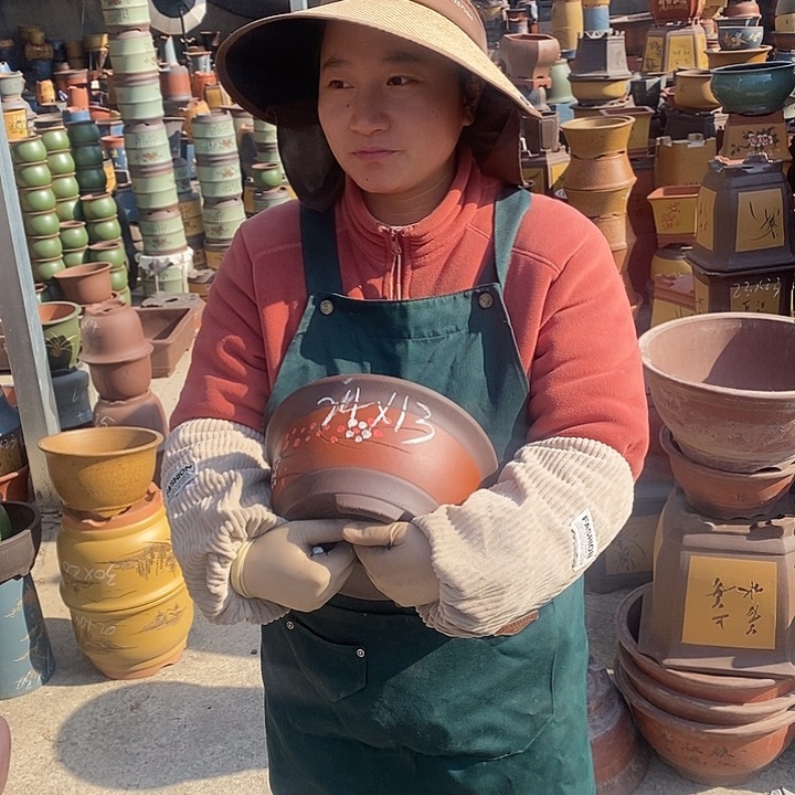 紫砂花盆紫砂花盆