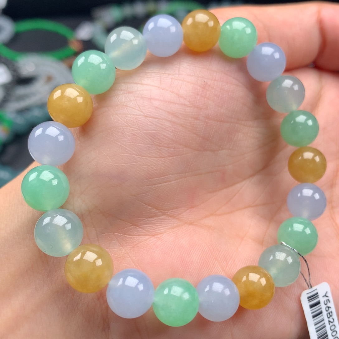 翡翠手链未镶嵌卡