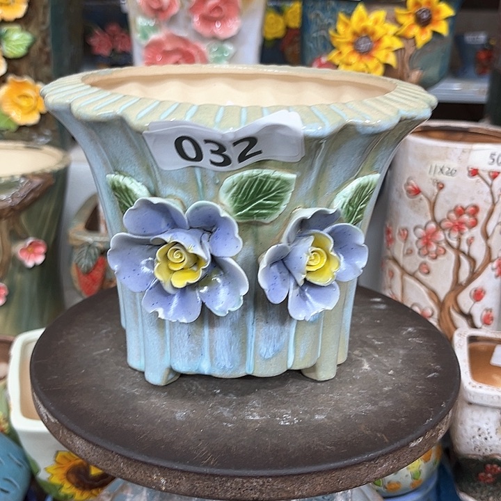 紫砂花盆粗陶材质多肉花盆