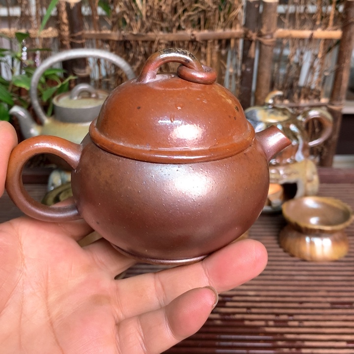 紫砂茶壶纯自然高温裸柴烧