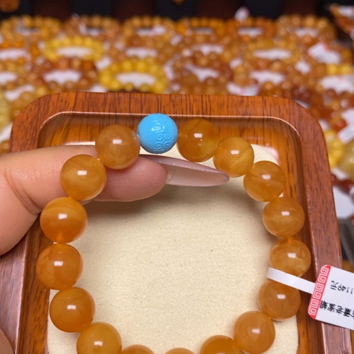 【闪购商品】蜜蜡手链未镶嵌手串