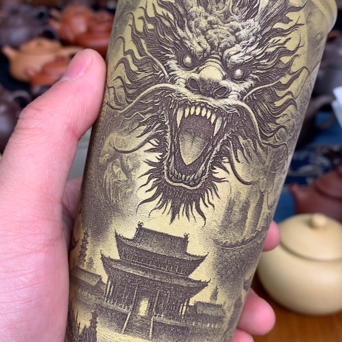 紫砂茶杯原矿紫砂