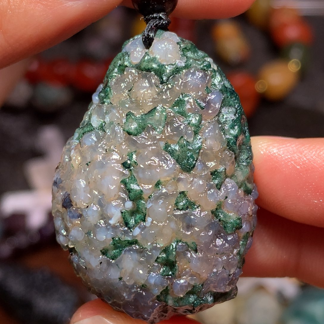 未镶嵌玛瑙/玉髓珠宝半成品