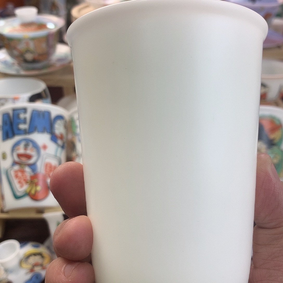 深*手绘素烧冰种可乐杯