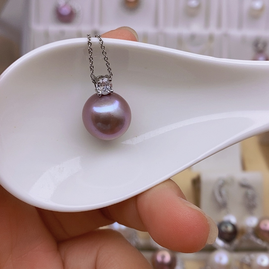 淡水珍珠未镶嵌吊坠(赠链)