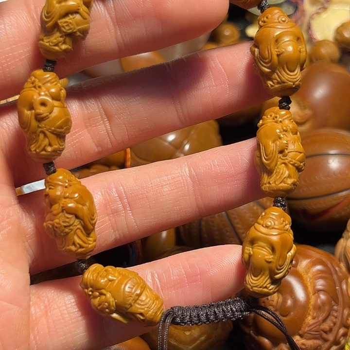 手串/手链橄榄核站立财神1.2