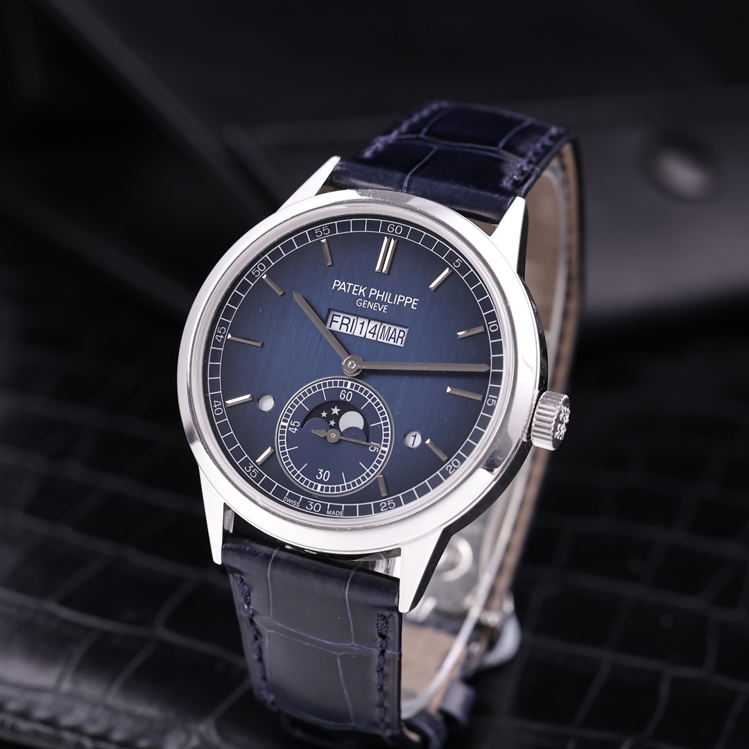 95新 Patek Philippe/百达翡丽  5236P蓝色盘面 铂金2023年4月