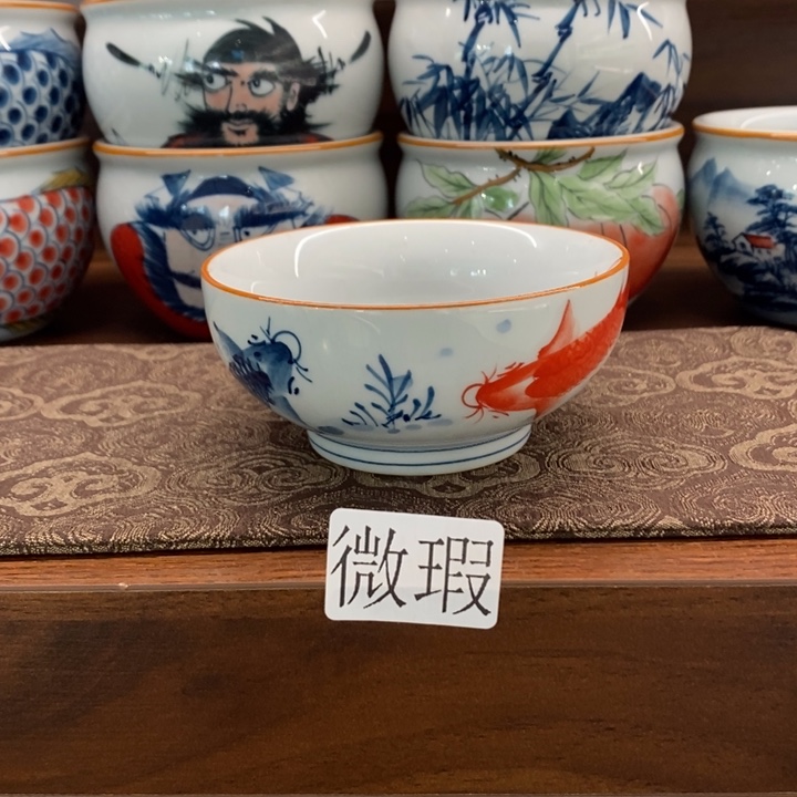 釉下老陶泥手工绘制