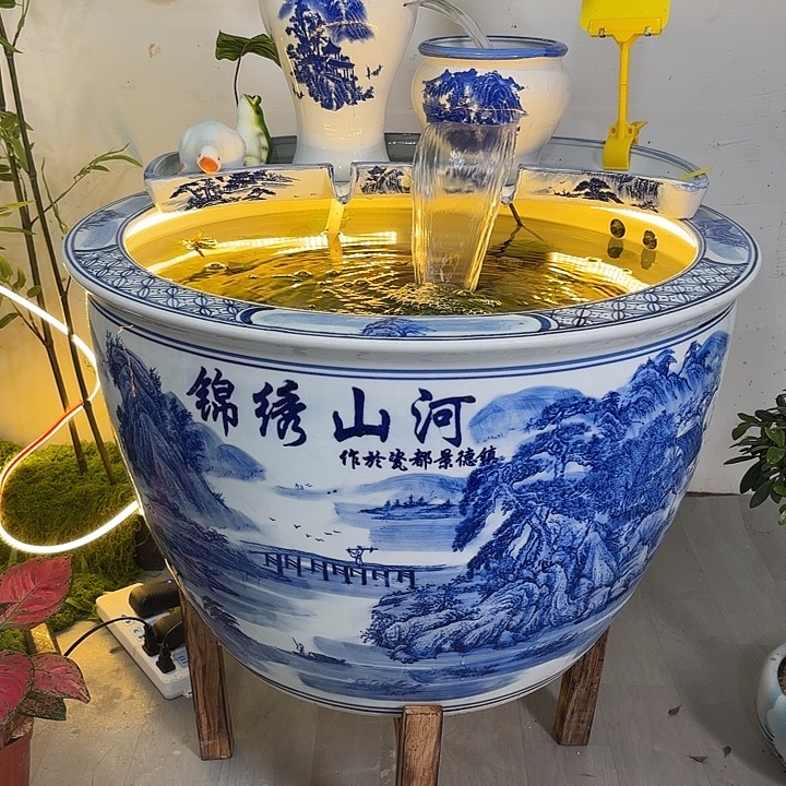 陶其他景德镇陶瓷鱼缸