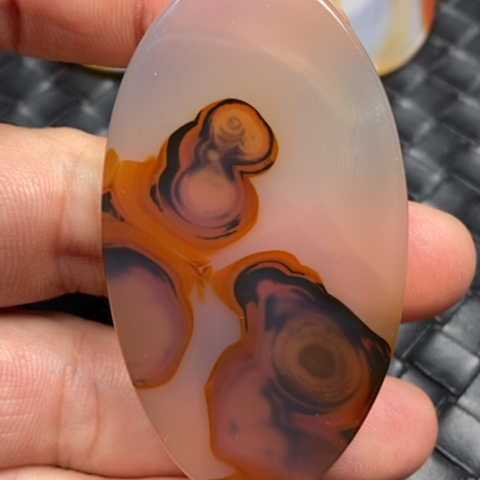 捕***】玛瑙/玉髓未镶嵌颈饰