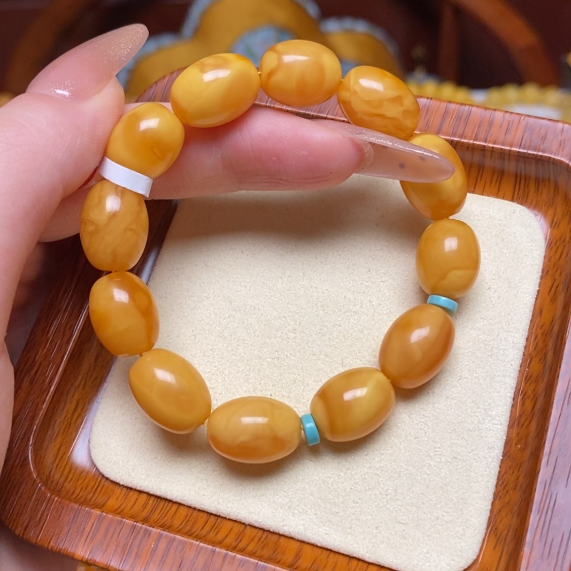 【闪购商品】蜜蜡手链未镶嵌手串