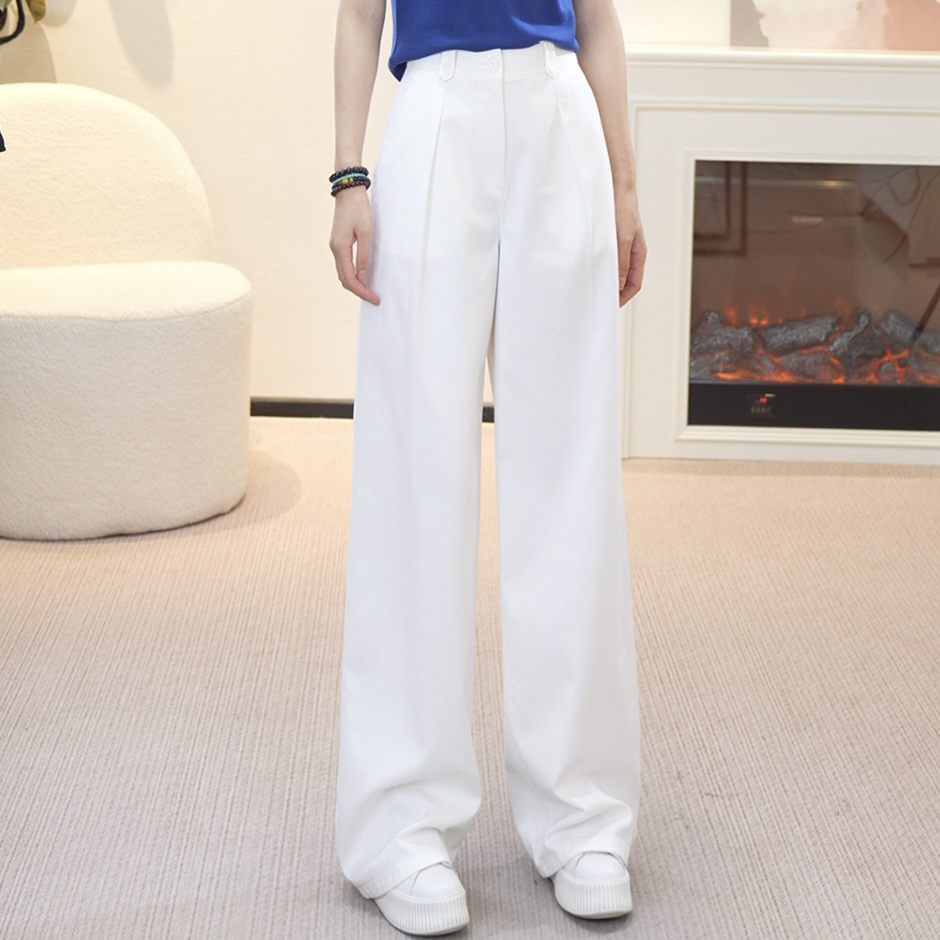  GIRDEAR/哥弟新款高腰显瘦百搭休闲质感春夏秋直筒牛仔裤110028