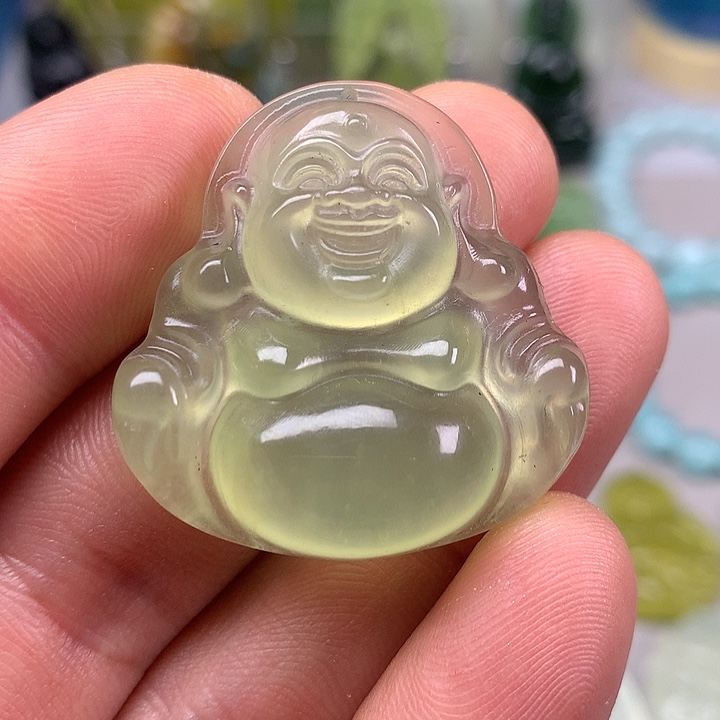 蛇纹石玉挂坠未镶嵌