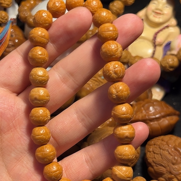 橄榄核手串/手链猴头凤眼