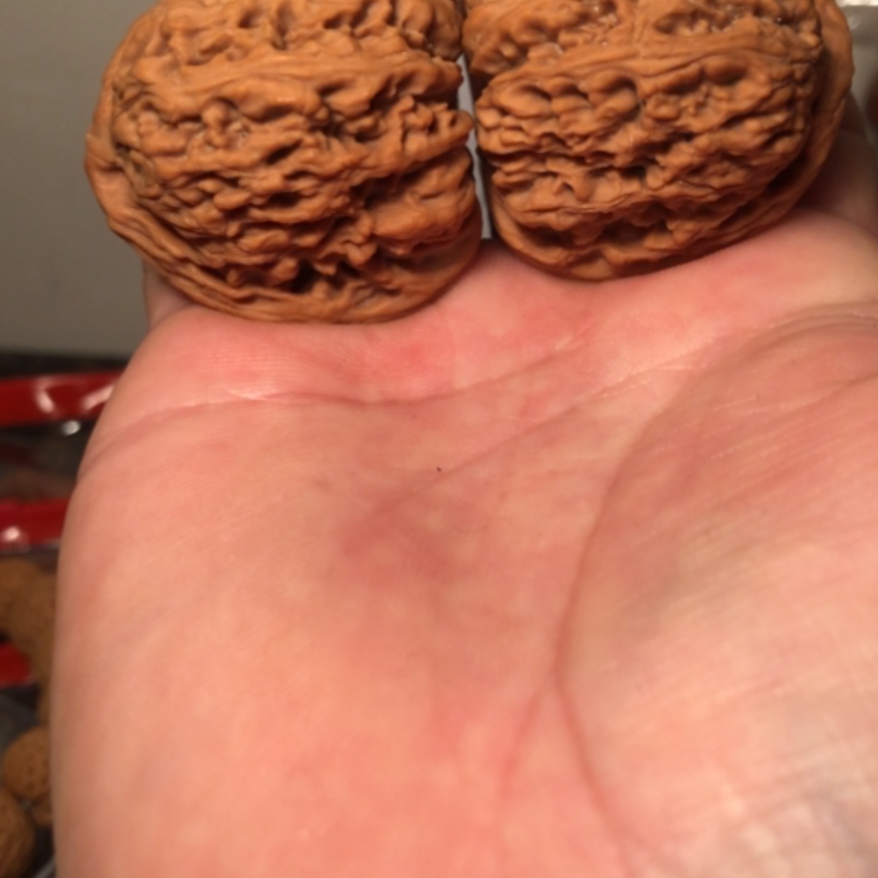 【闪购商品】文玩核桃把件我**饭南彊石40
