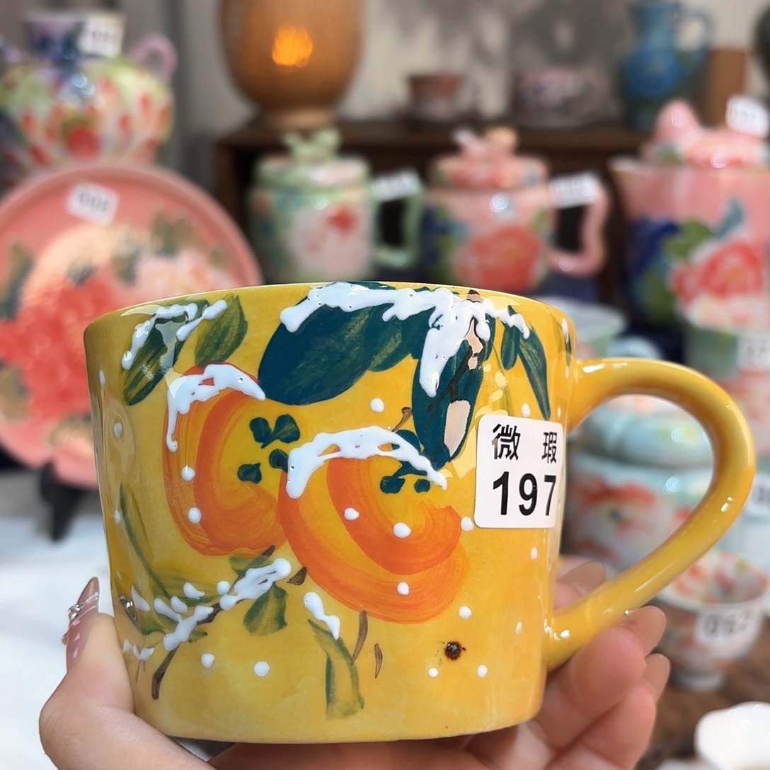 景德镇手绘高温釉下彩陶瓷茶具