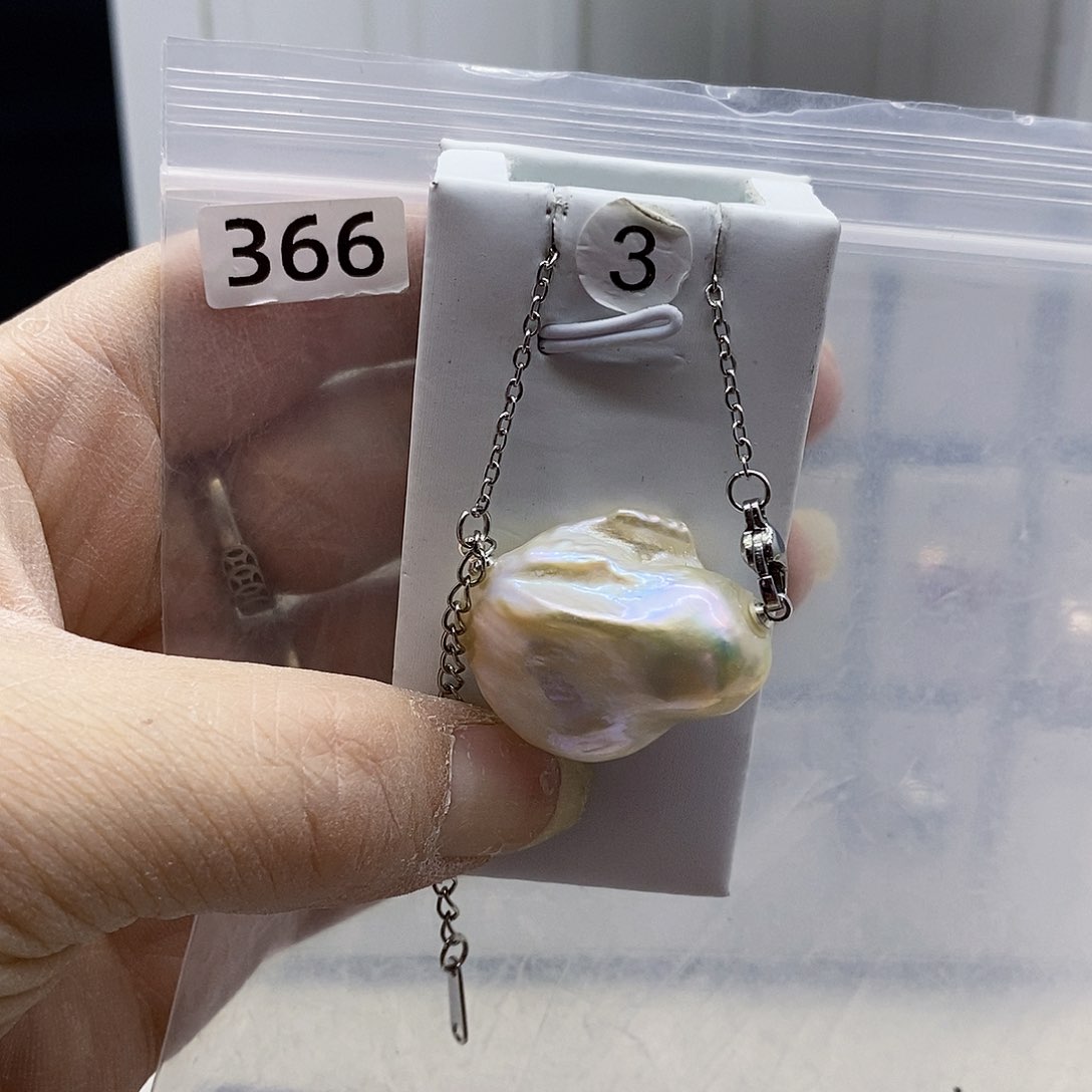 颈饰合金淡水珍珠