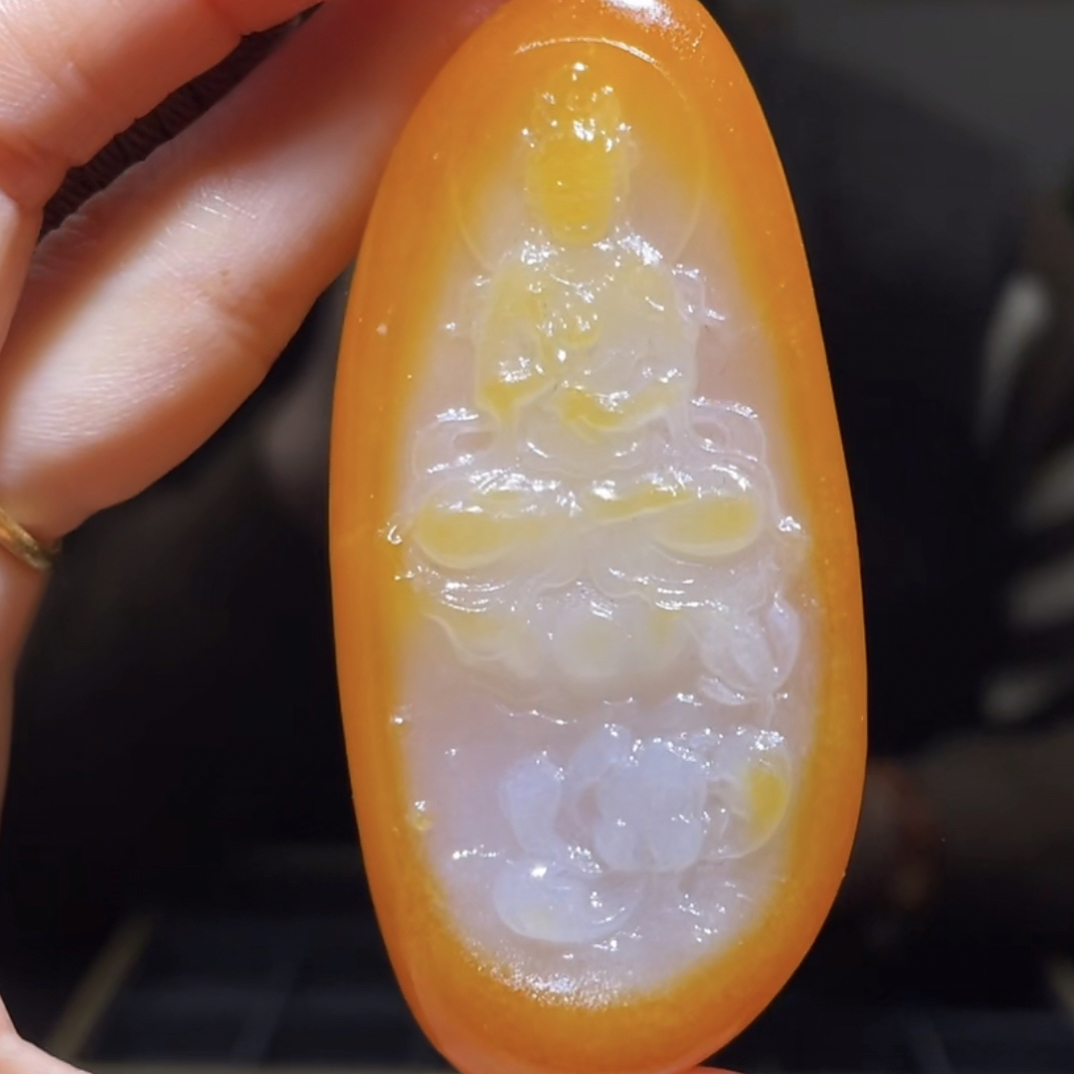 和田玉手把件首饰珠宝拍一发一