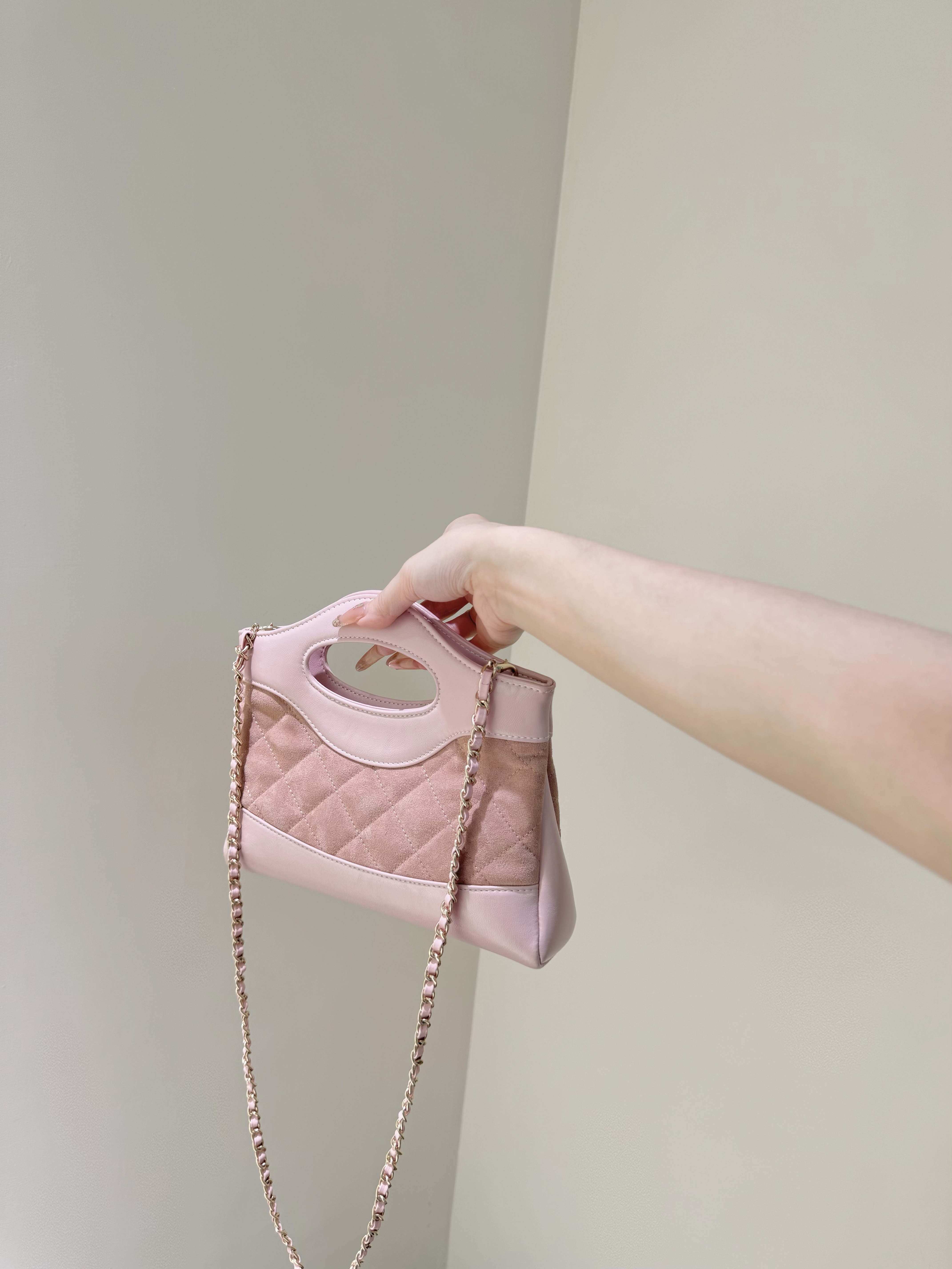 KEK【31nano拼色】25P新色斜挎包（无公仔挂件）