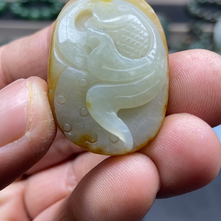 和田玉颈饰未镶嵌