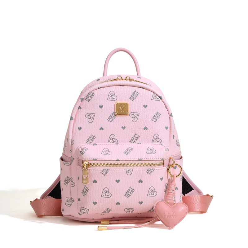 查尔斯桃心包包女2025新款时尚百搭双肩包女H258010