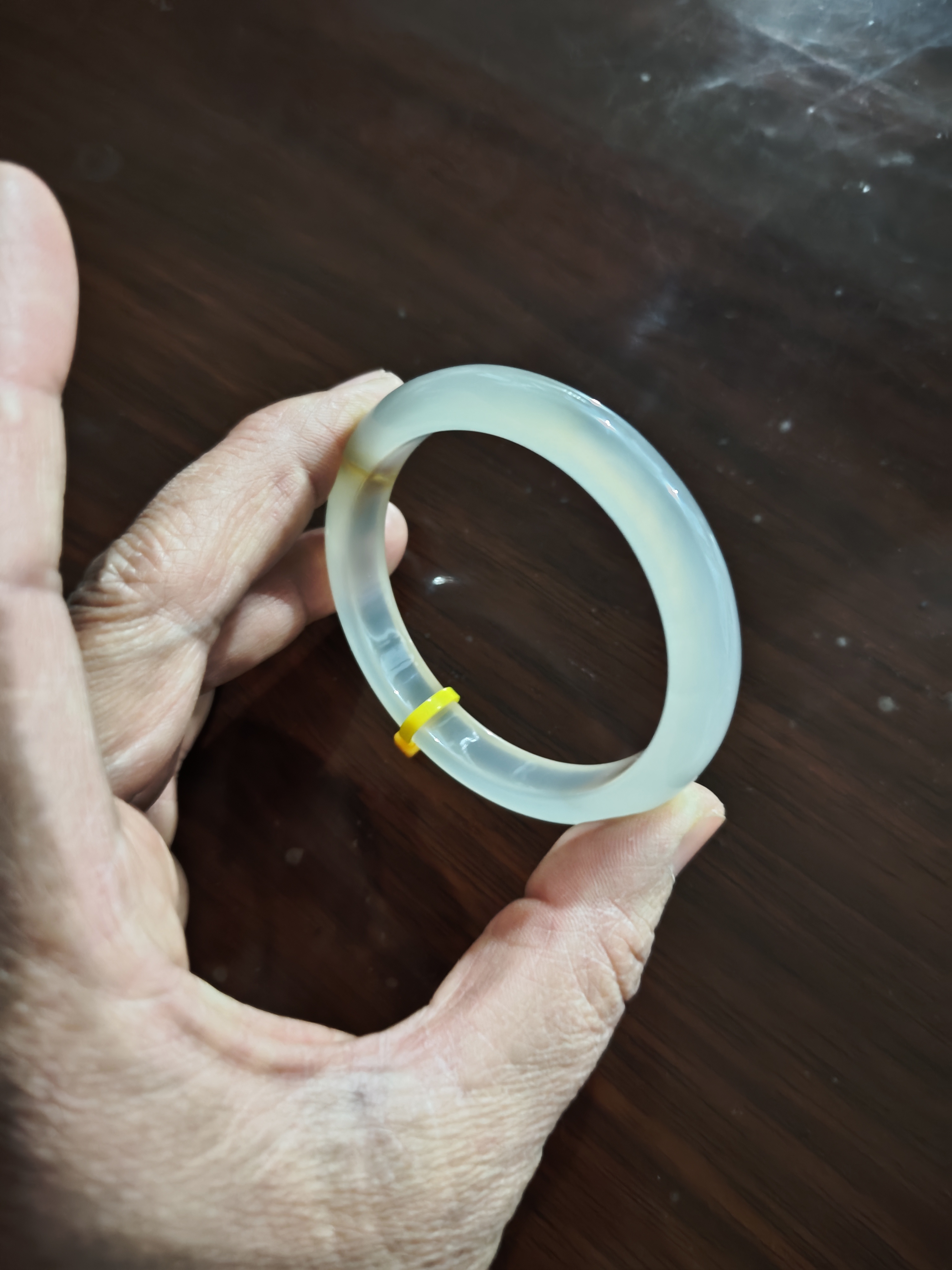 白月光女款冰透猫眼时尚简约百搭女士妈妈款精美平安镯五种颜色