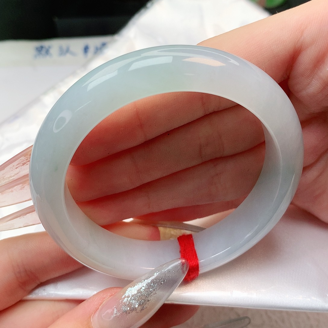 未镶嵌手镯翡翠正圈55