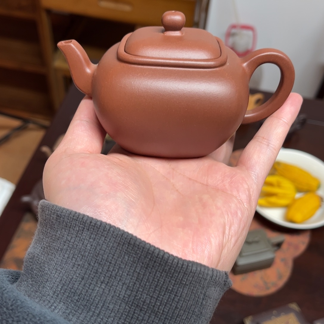 油***哈紫砂茶壶无垢紫砂壶