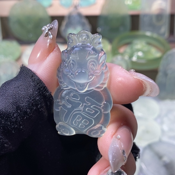 岫玉吊坠未镶嵌吊坠